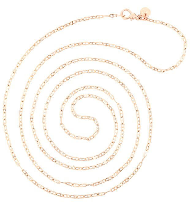 Navy Jersey Necklace