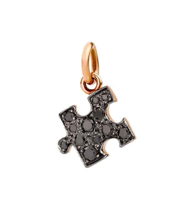 Black Diamond Puzzle Pendant