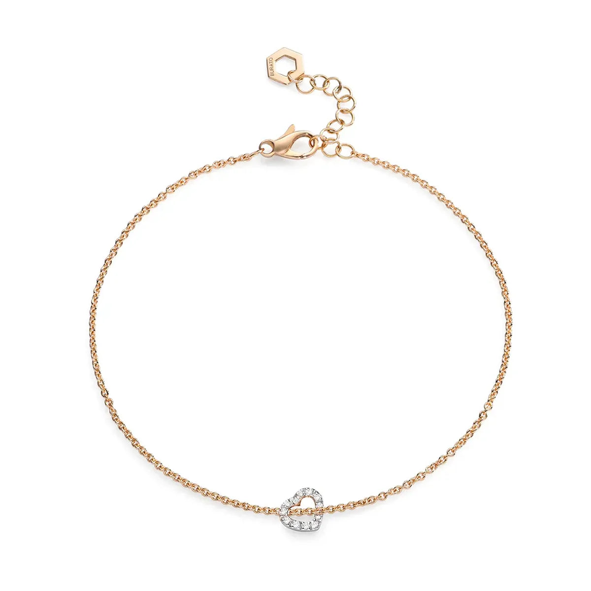 Bracciale con Cuore di Diamanti