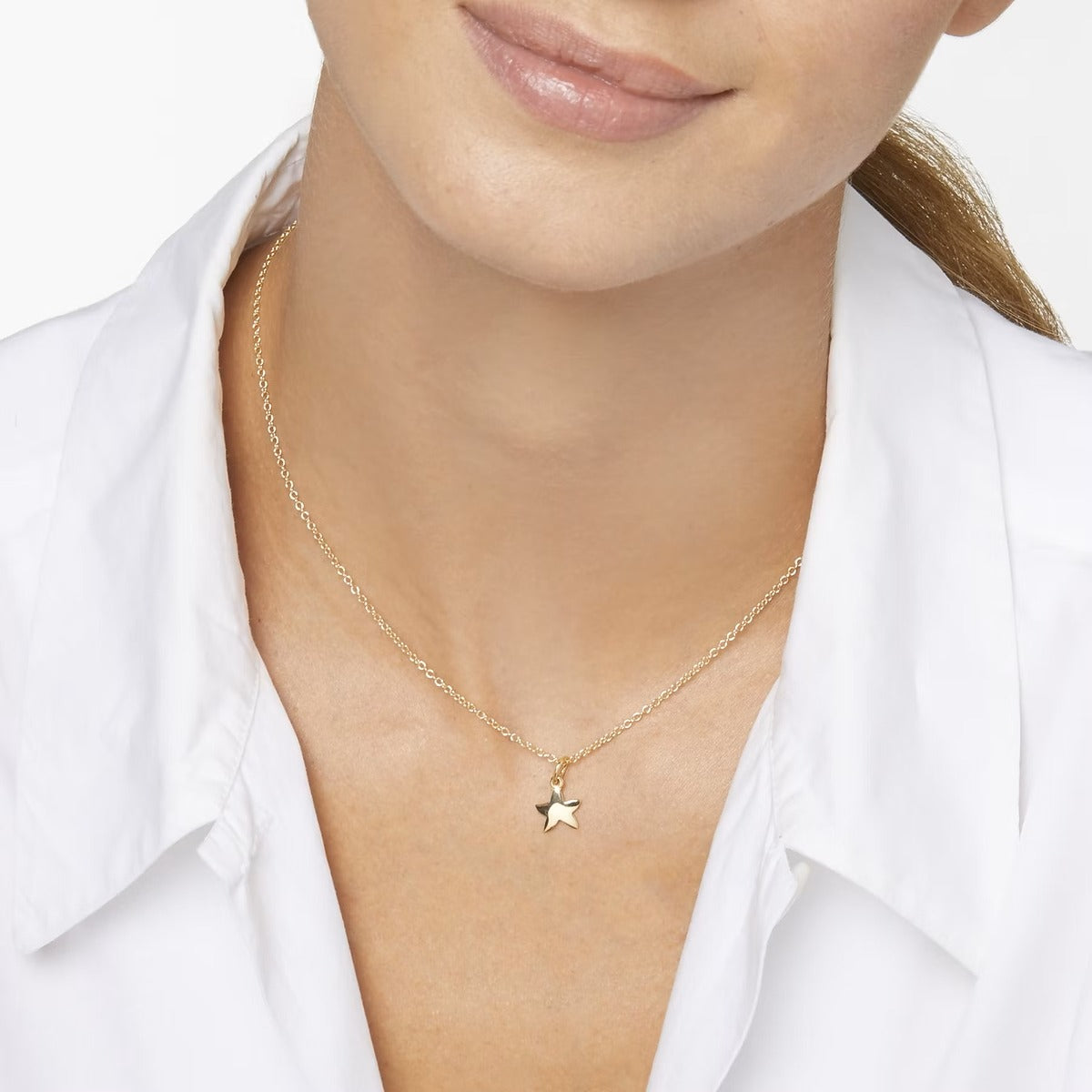 Ciondolo Stellina Oro Giallo
