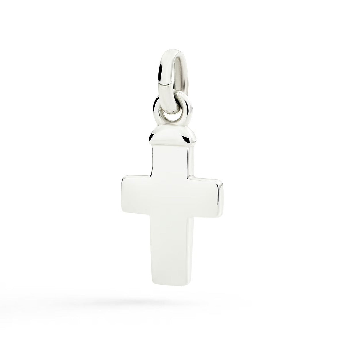 CIONDOLO MAXI CROCE ARGENTO