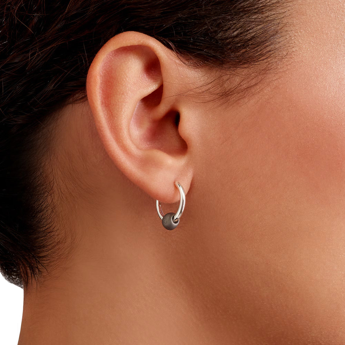 Orecchini Pepita Argento  e Titanio