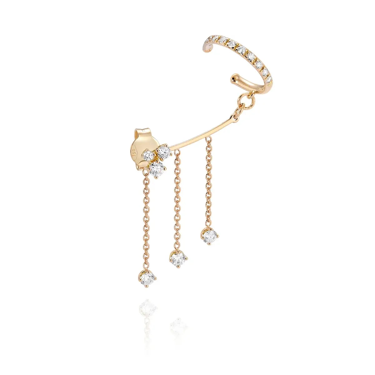 Orecchino con Earcuff Costellazione Sinistro