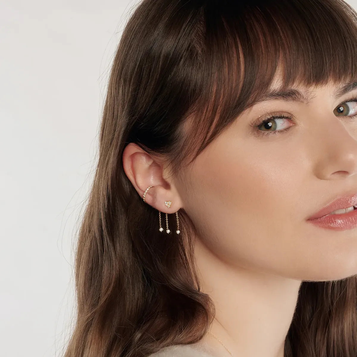 Orecchino con Earcuff Costellazione Destro