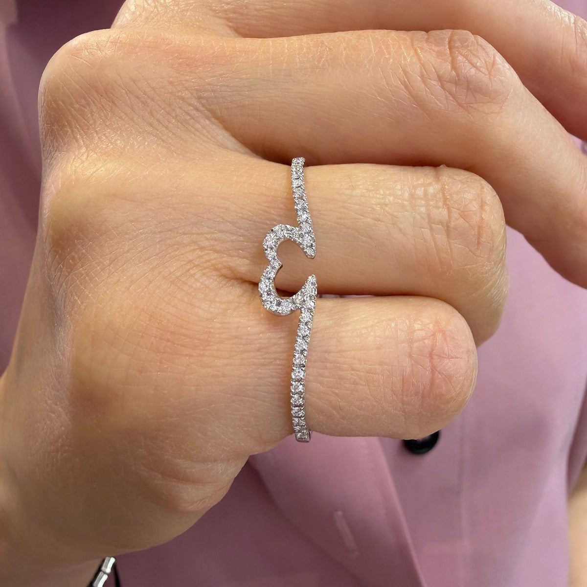 Like Regular Full Pavè White Gold Ring - TO BE REVIEWED