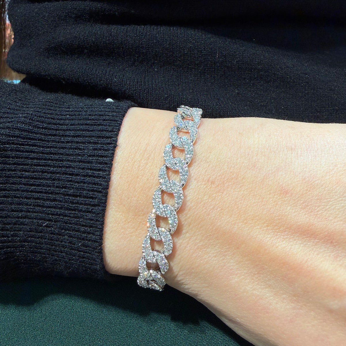 Like Regular Full Pavè White Gold Bracelet - TO BE REVIEWED