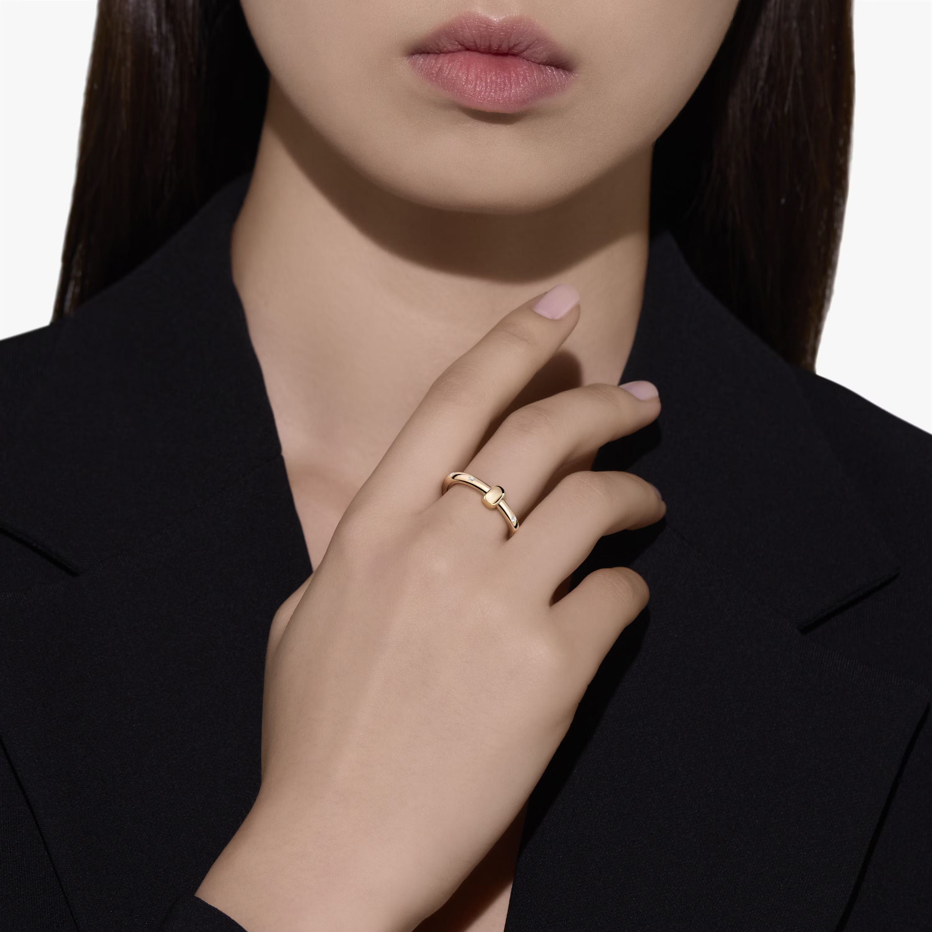 Nude Ring Toi et Moi London Blue Topaz