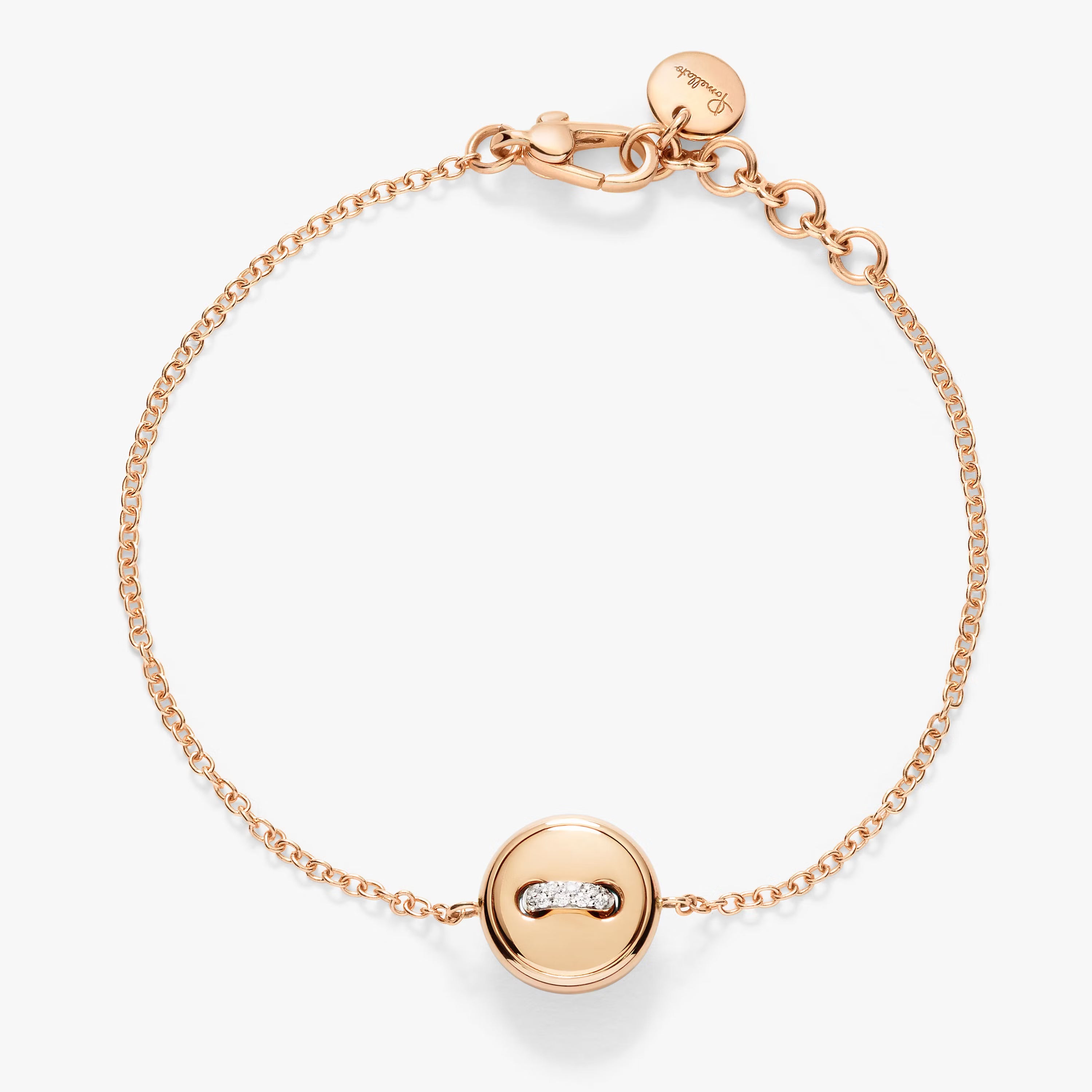 Bracciale Reversibile Pom Pom Dot Turchese