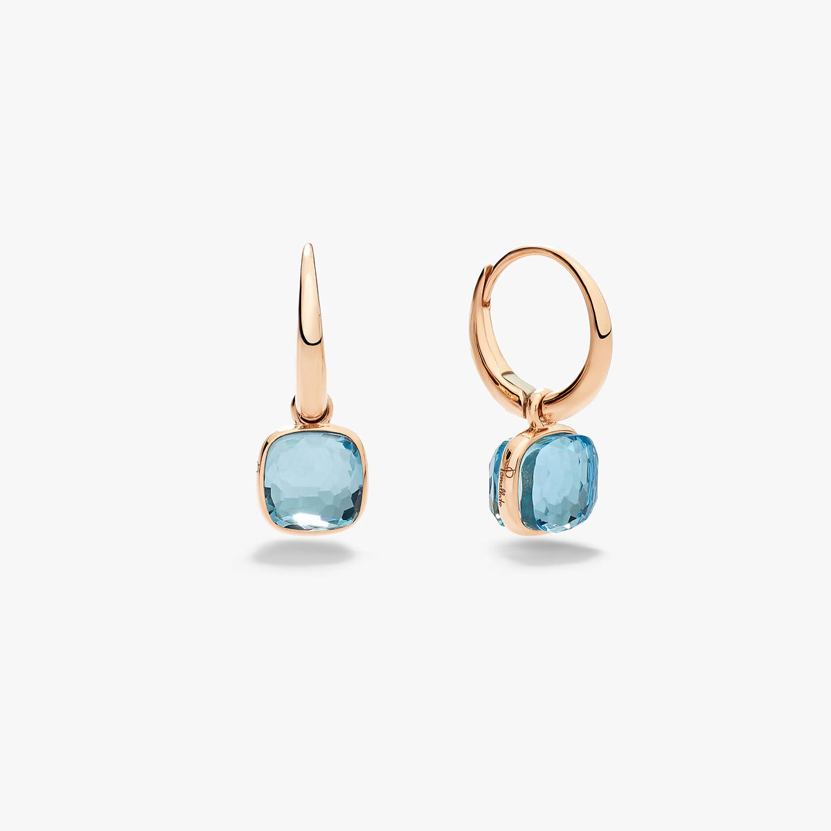Nudo Toi et Moi Prasiolite and Diamond Earrings