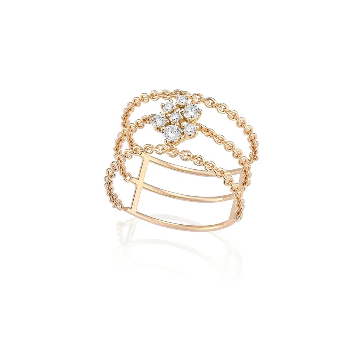 Anello Costellazione Tre Catene