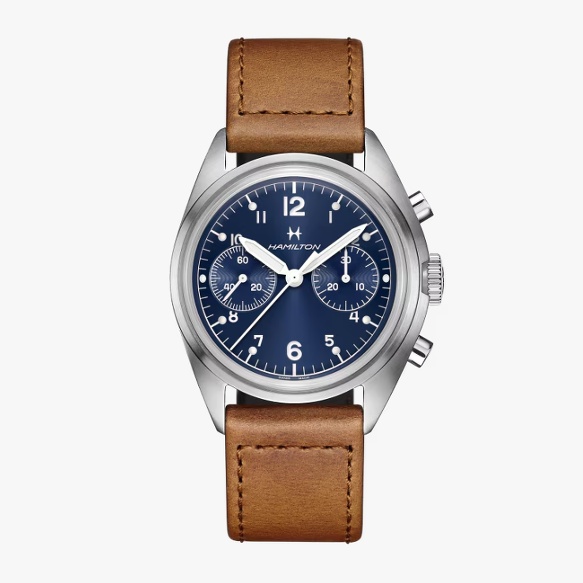 Khaki Aviation Pilot Pioneer Mechanical Chrono