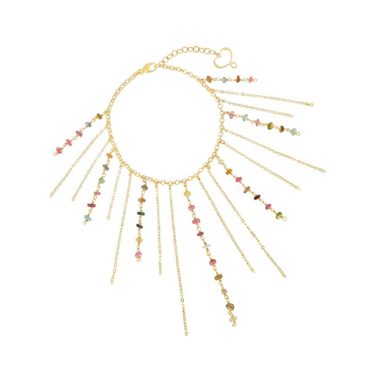 BRACCIALE WOMAN IN CHAINS E PIETRE