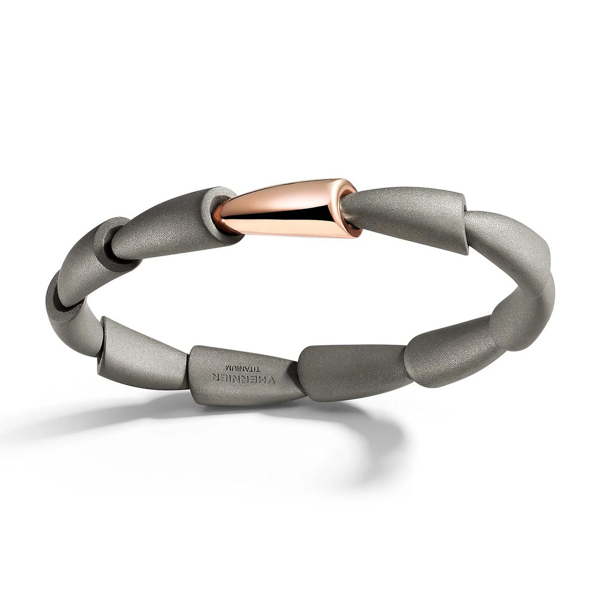 Bracciale Calla Midi Oro Rosa e Titanio