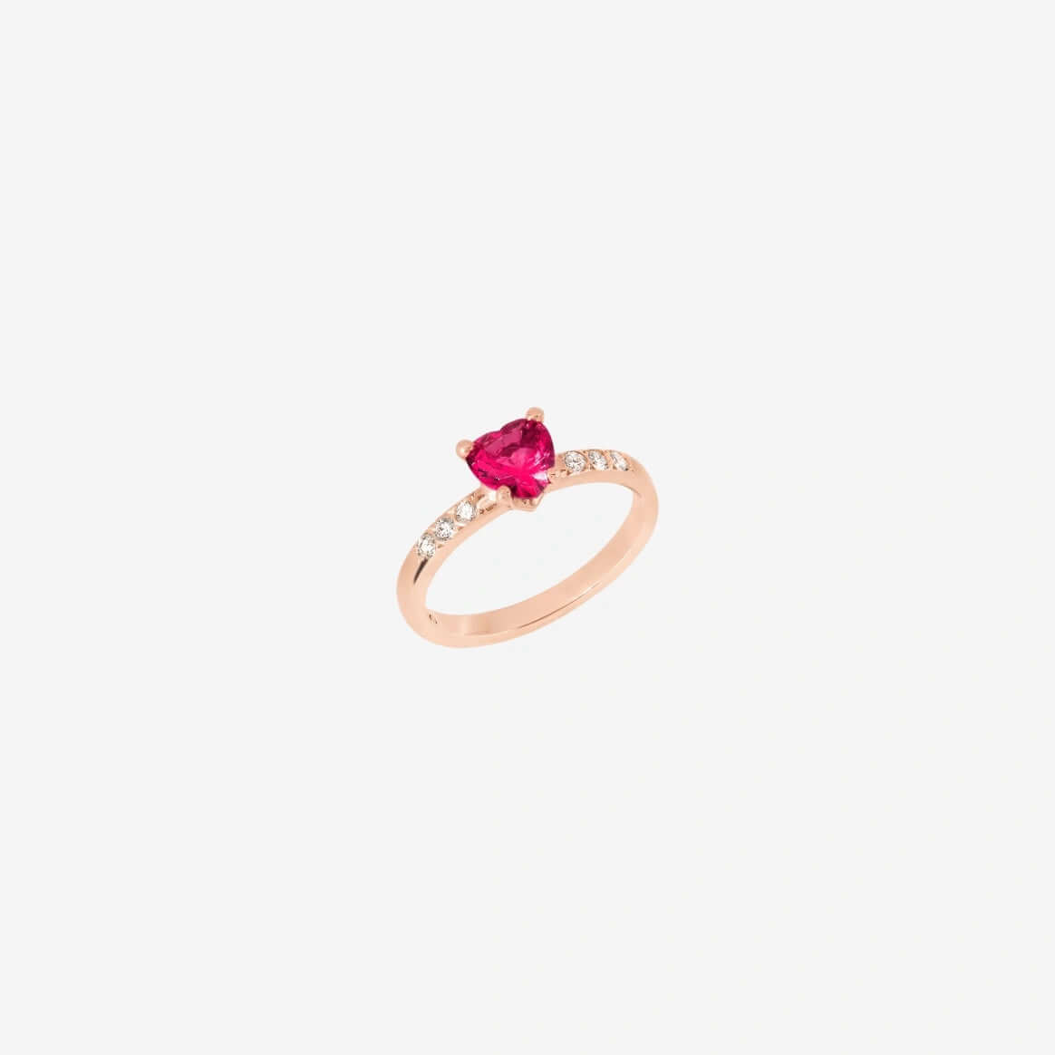 Precious Ruby Heart Ring