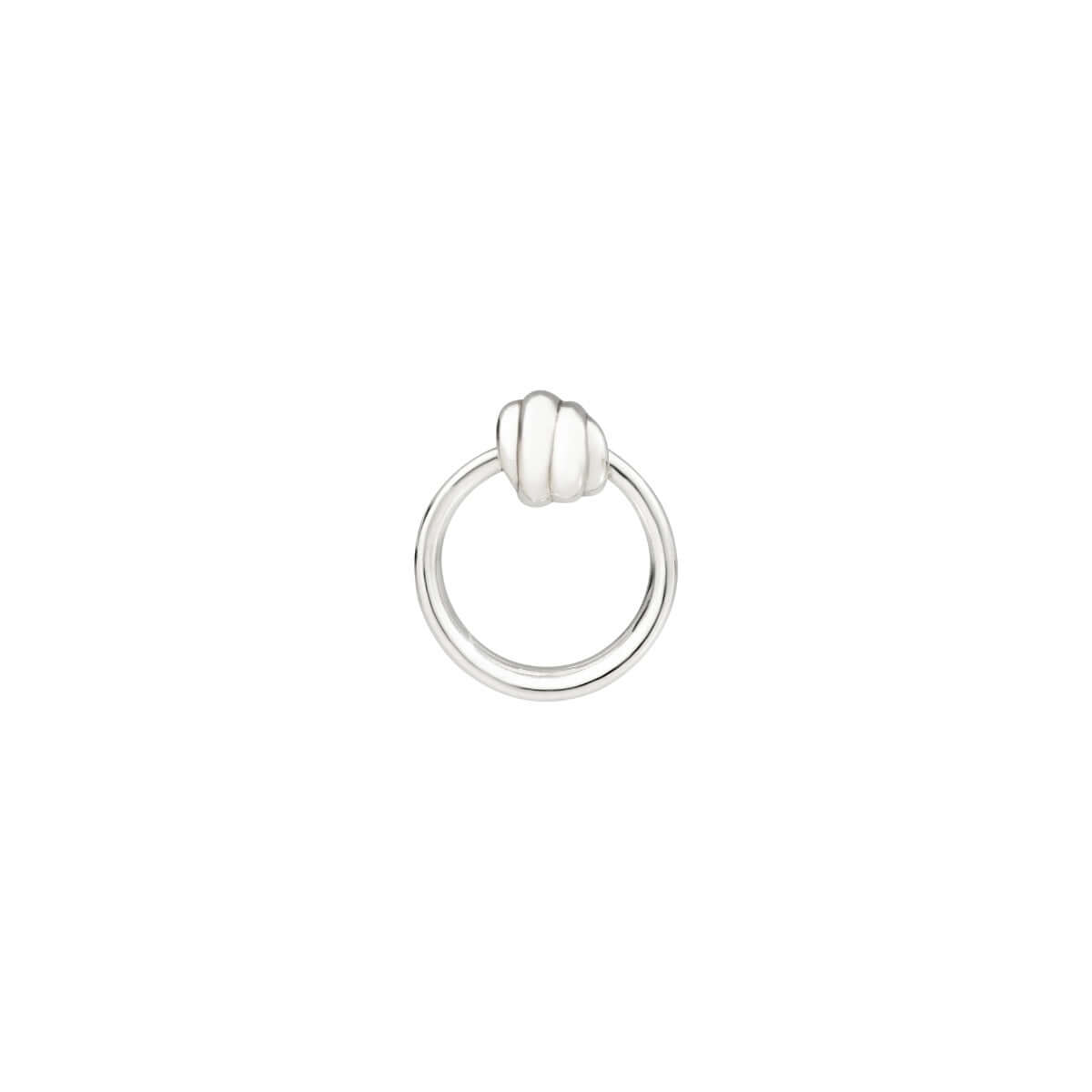Silver Knot Earring 