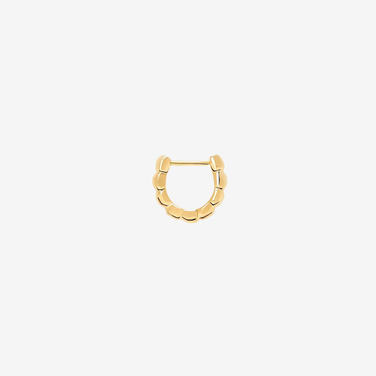 Mini Yellow Gold Granelli Earring