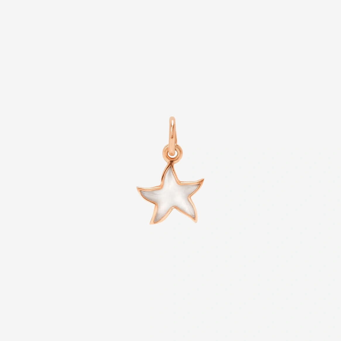 White Enamel Star Pendant