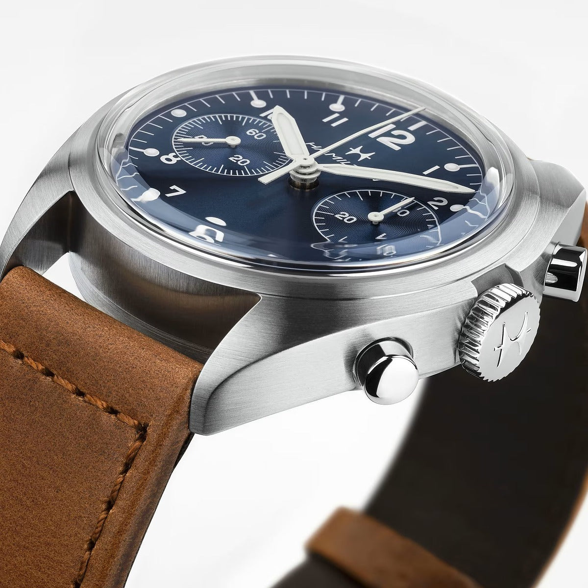 Khaki Aviation Pilot Pioneer Mechanical Chrono