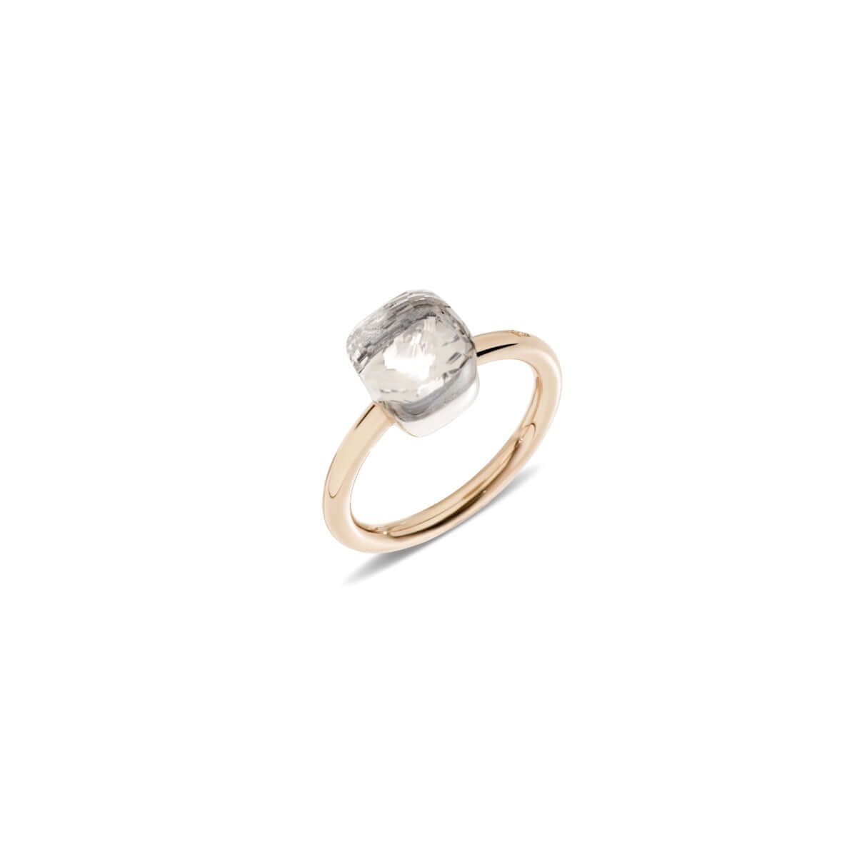 Petit White Topaz Nude Ring