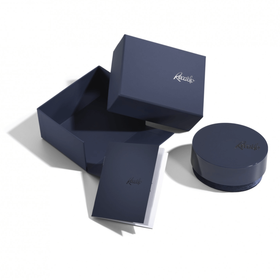 Collier Recarlo Face Cube en or blanc et diamants