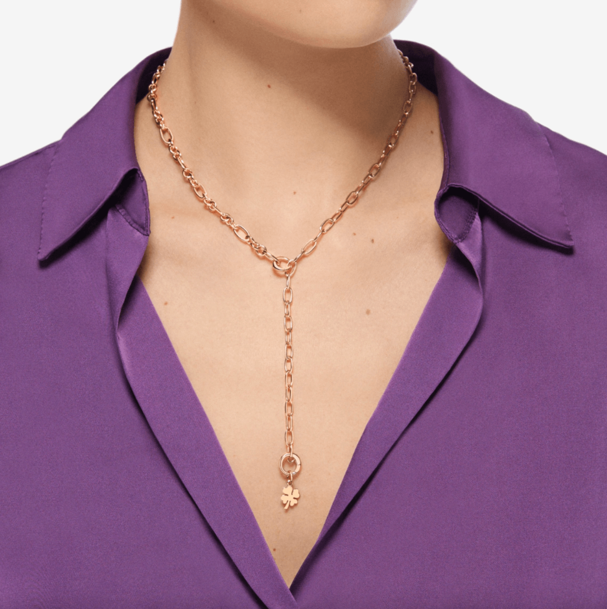 Collana Essential Moschettoni in Oro