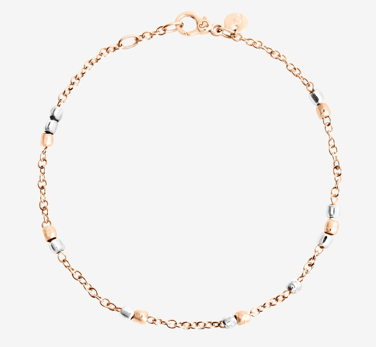 Bracciale Granelli Rosario Oro Rosa