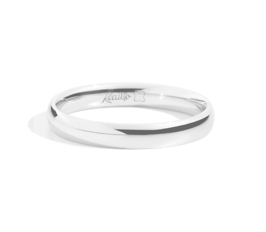 Classic White Gold Wedding Ring 