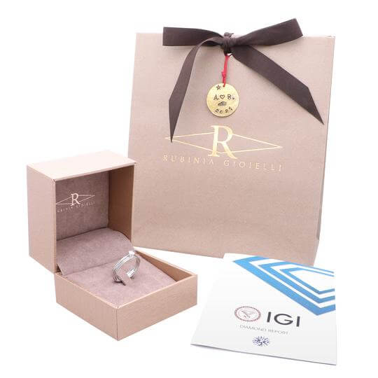 Filodellavita 7-strand Rose Gold Necklace with Diamond