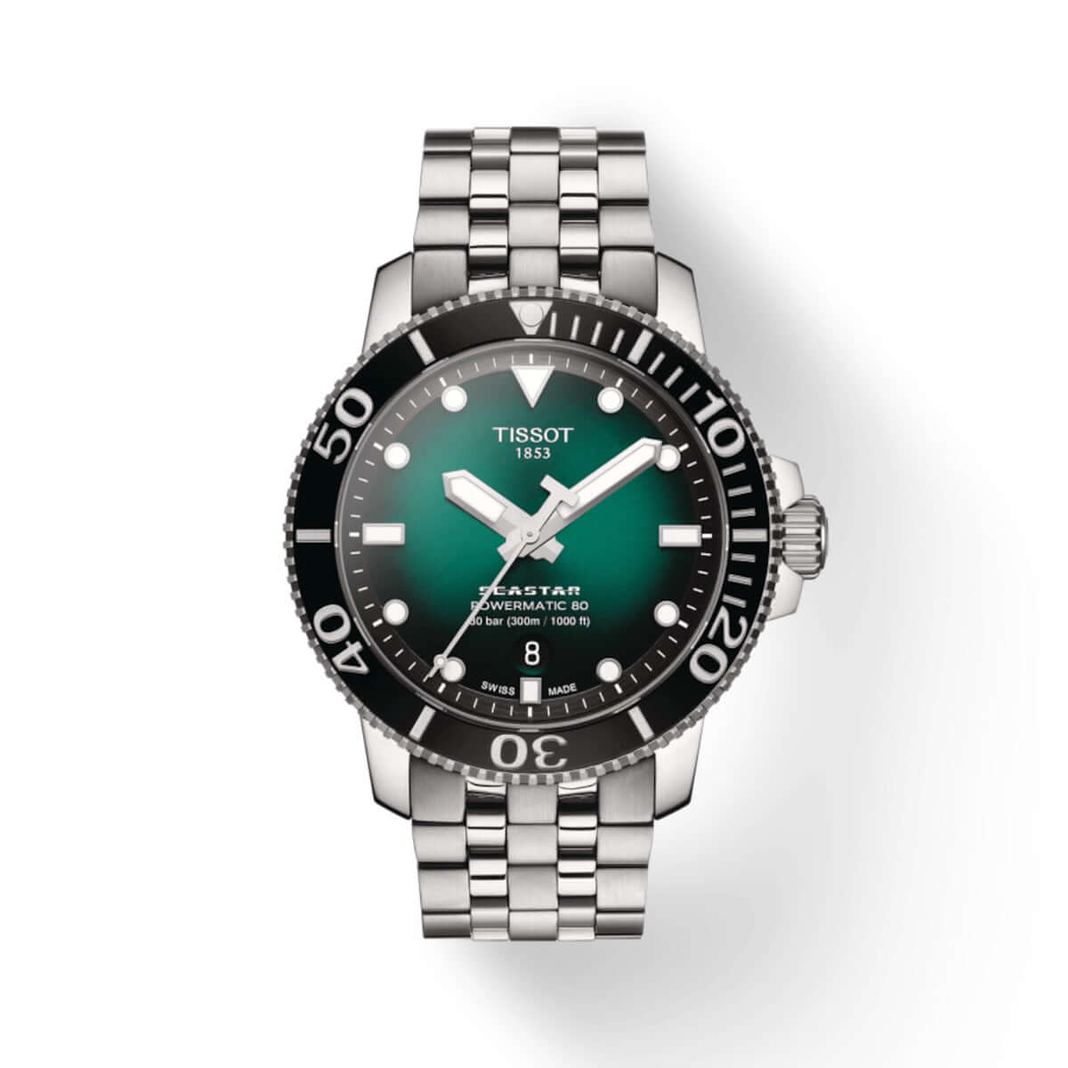 Tissot Seastar 1000 Powermatic 80 Verde Sfumato