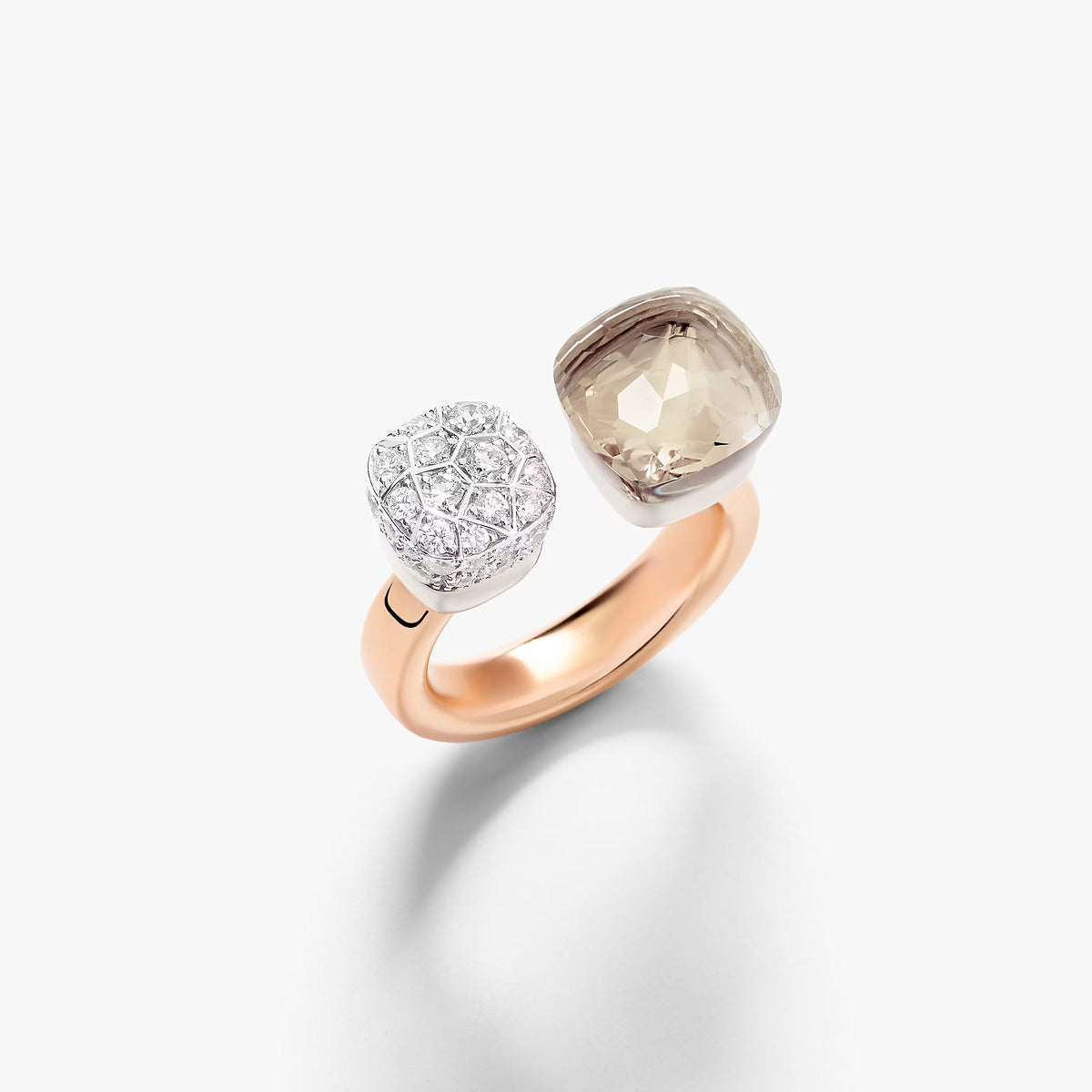 Nude Ring Toi et Moi London Blue Topaz